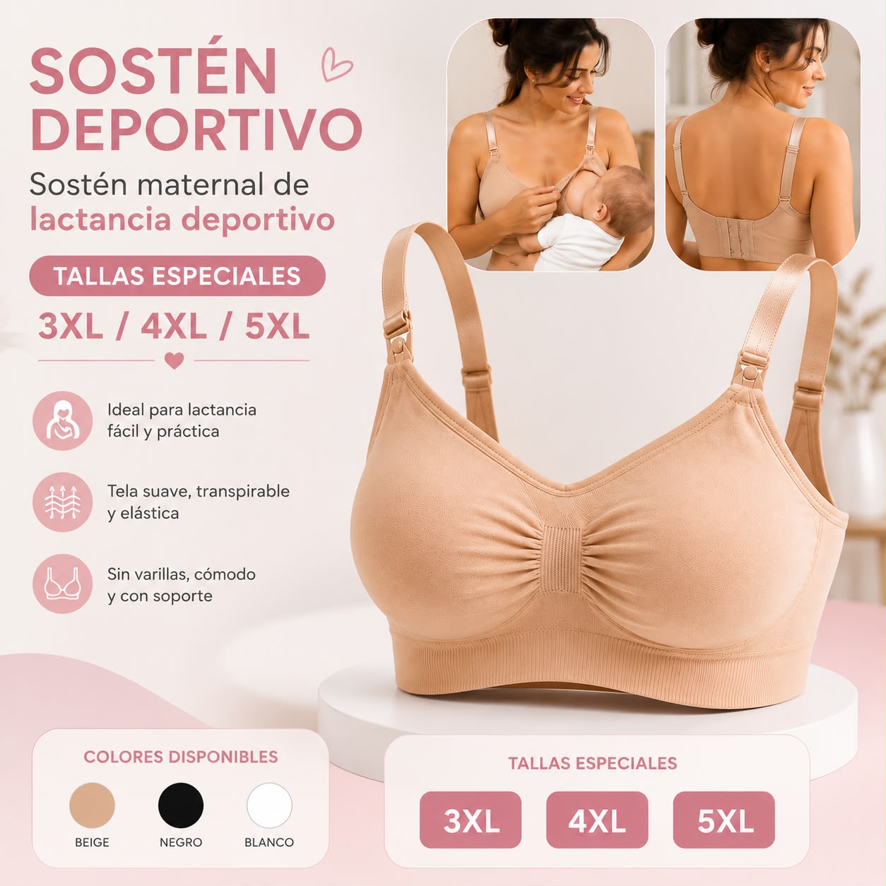 Soten Deportivo Talla Especial