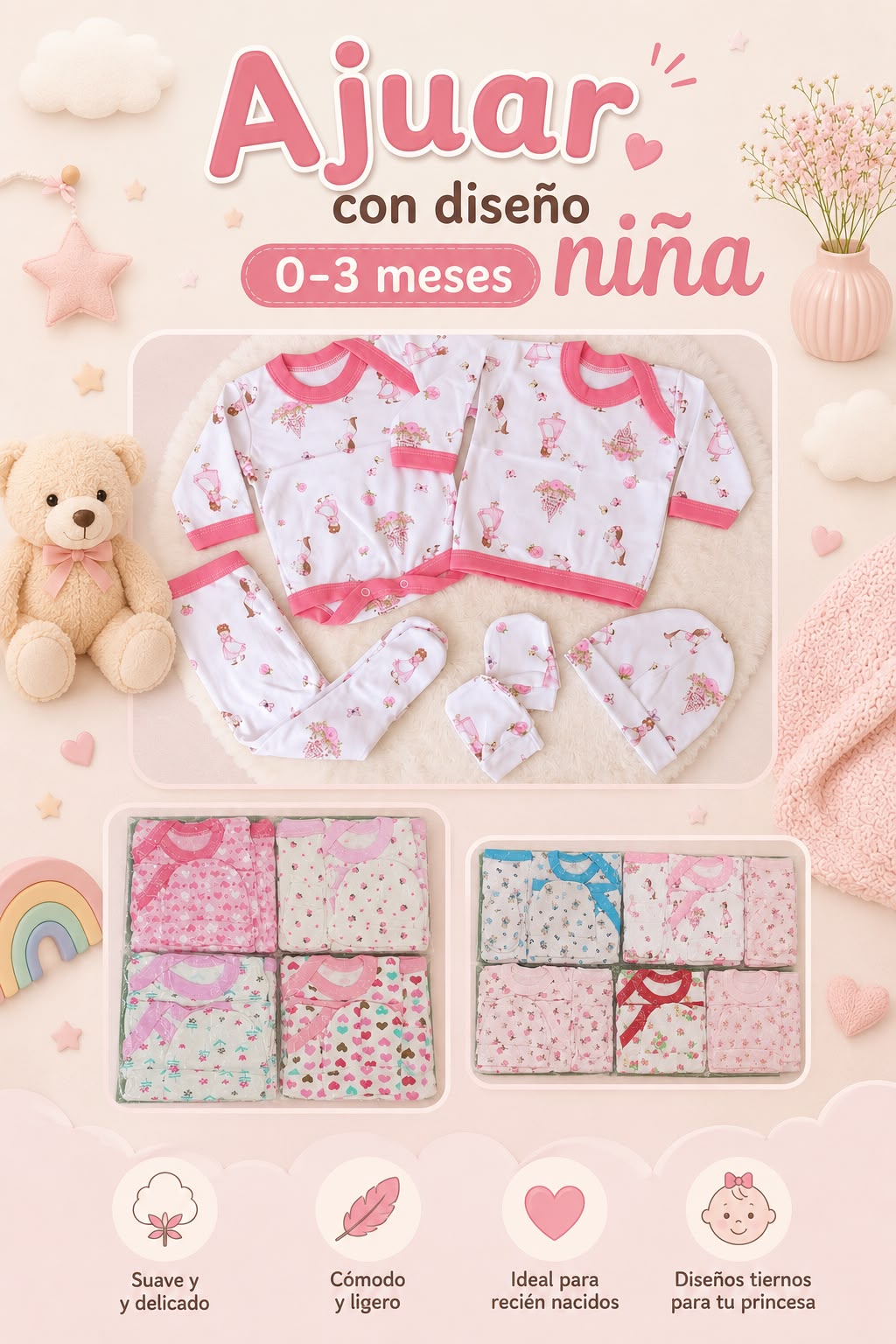 Ajura diseño nina 0-3m