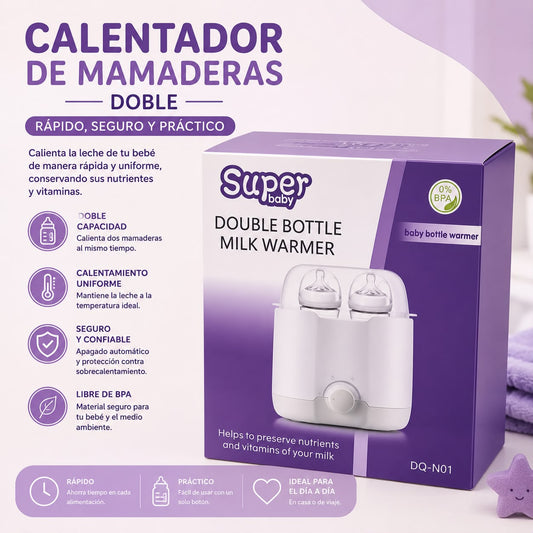 Calentador de Mamaderas Doble