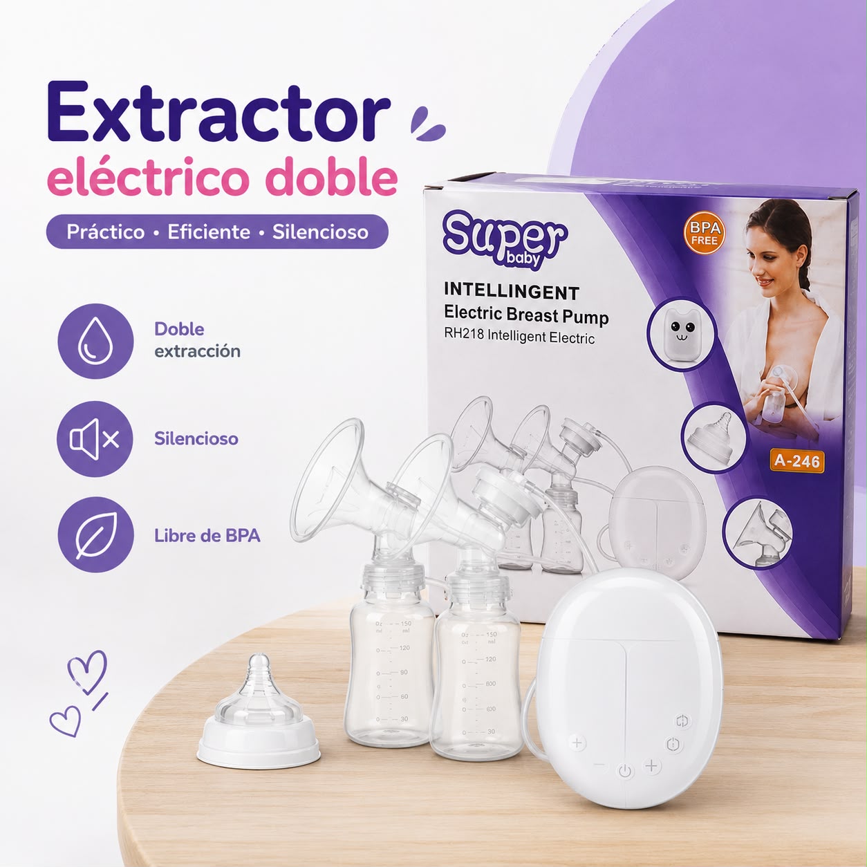 Extractor Eléctrico Doble Super Baby