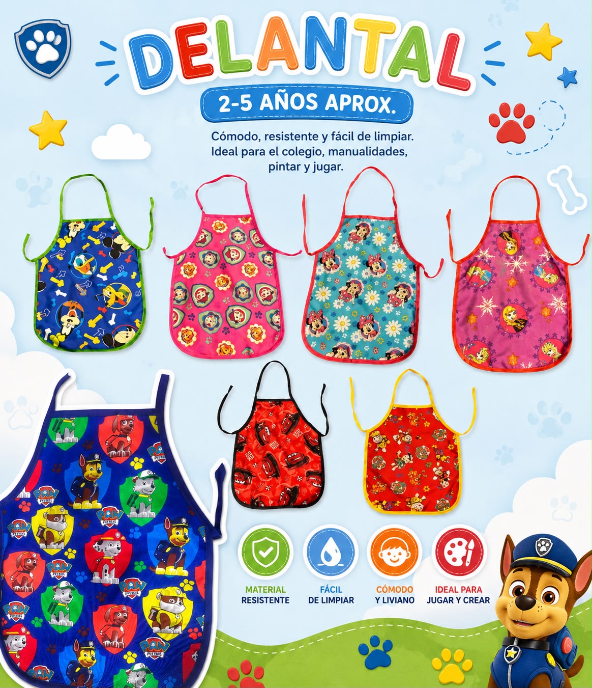 Set 2 Delantal para jardín