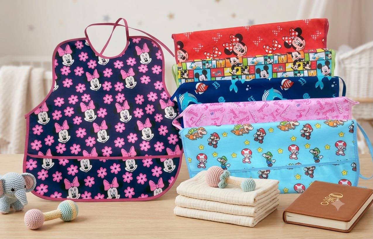 Set de 3 baberos pechera  Disney