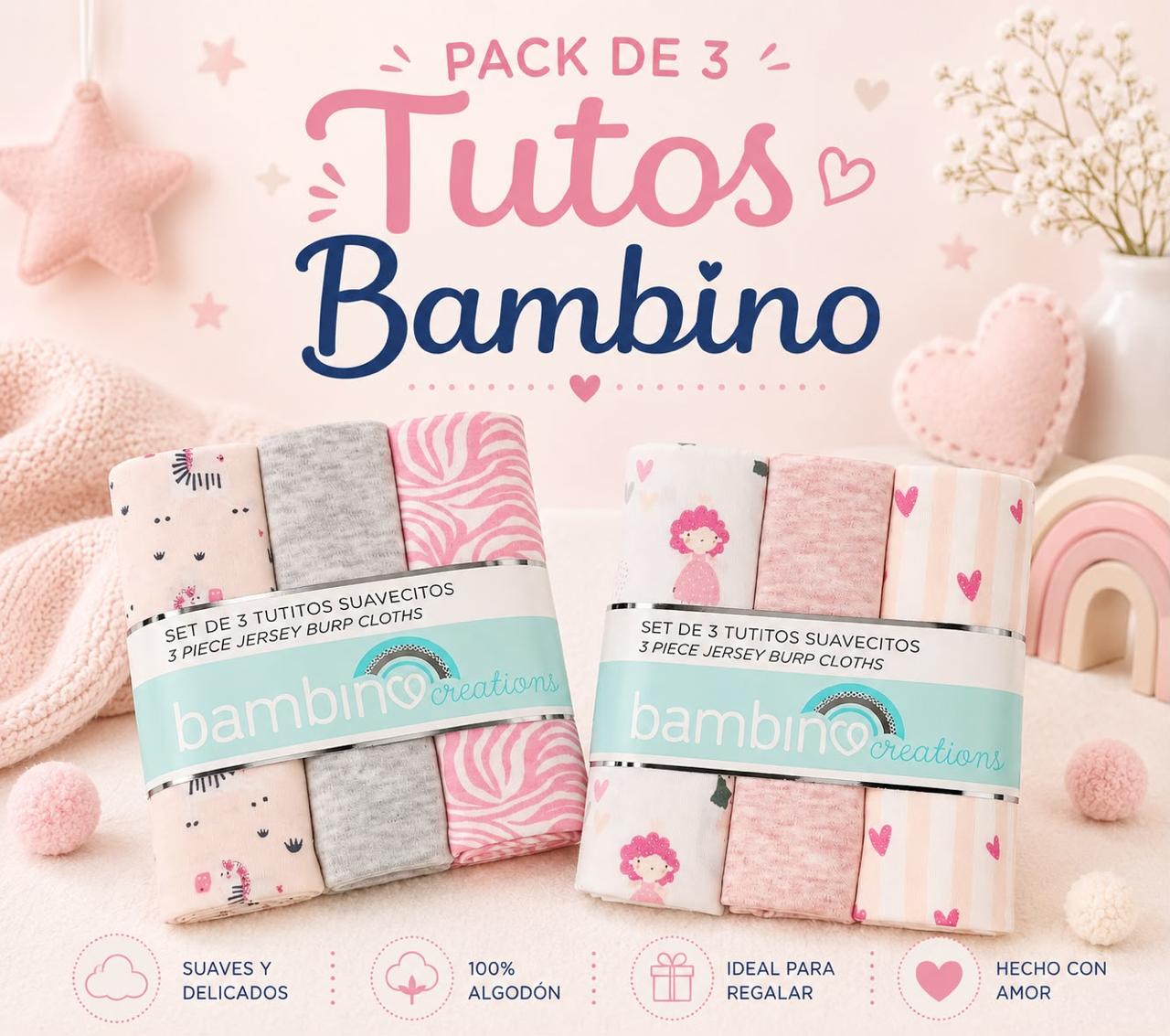 Set de 3 tutitos niña