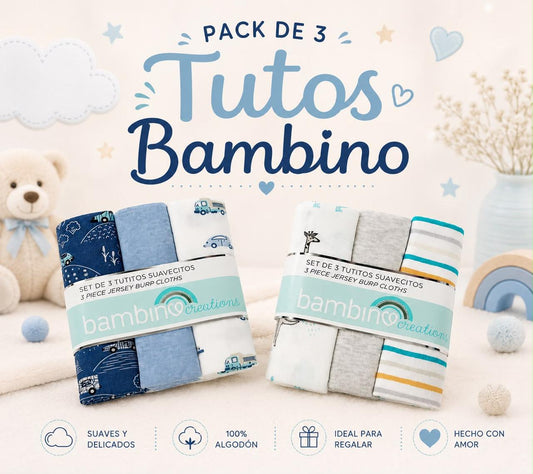Set de 3 tutitos niño
