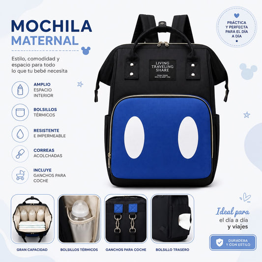 Mochila Disney azul rey