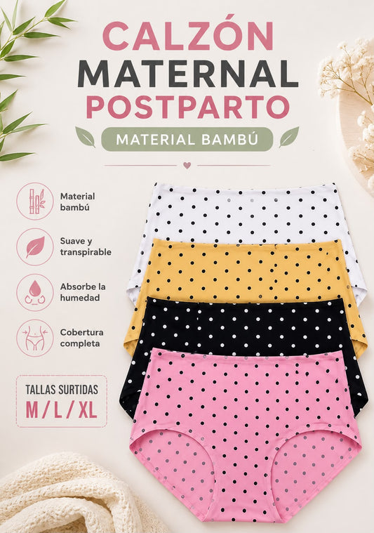 Set 3 calzon maternal postparto puntos