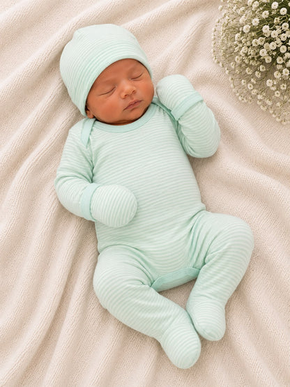 Ajuar liso Rayado 0-3